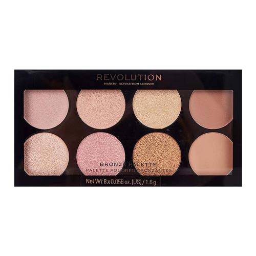 پالت رژگونه 8 رنگ روولوشن مدل Golden Sugar 2 Rose Gold