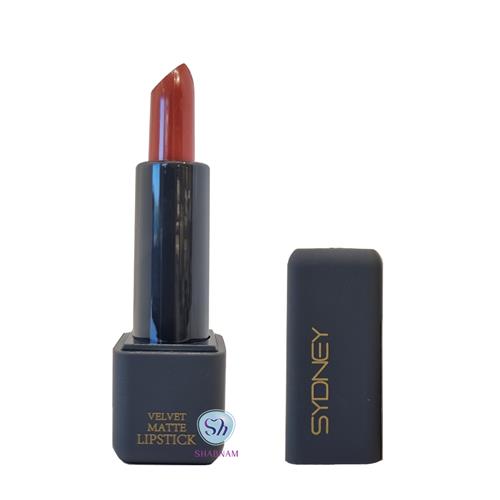 رژلب مات جامد سیدنی مدل velvet Matte حجم 6 گرم