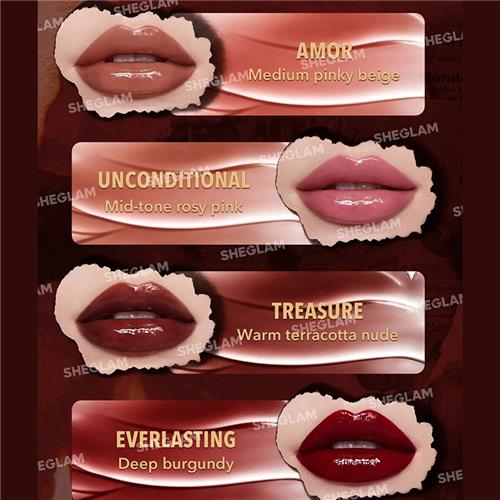 SHEGLAM-EMBER-ROSE IMMORTAL LOVE NOURISHING LIP GLOSS SET