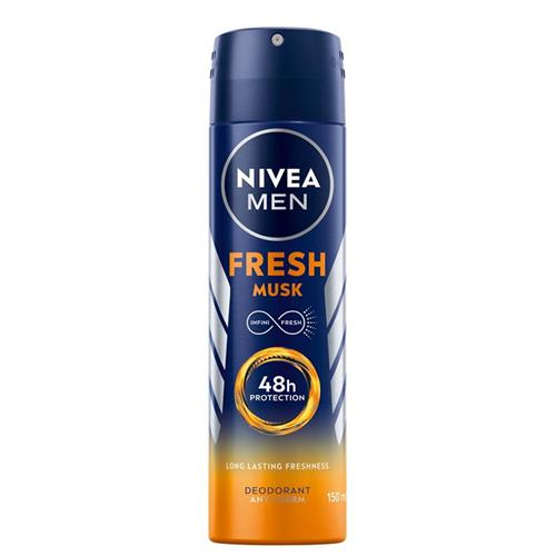 اسپری ضد تعریق مردانه نیوآ مدل FRESH MUSK حجم 150 میل