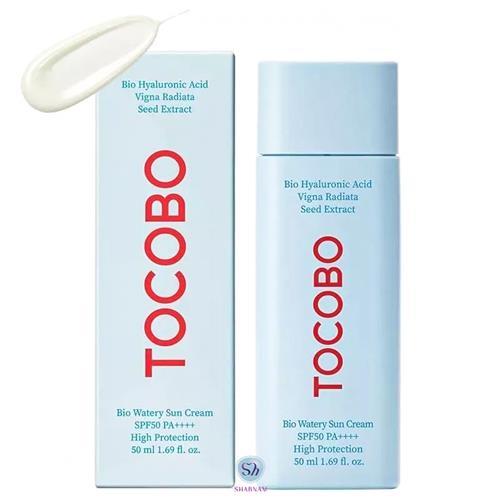 ضدآفتاب کرمی هیالورونیک اسید بدون رنگ spf50 توکوبو 50میل