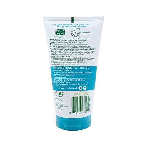 Simple-Purifying-Facial Wash Gel Daily Skin Detox