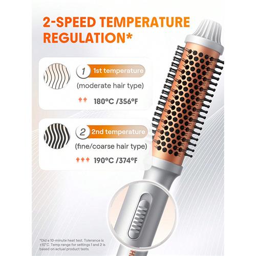 برس پیچ حرارتی شیگلم مدل It-Curl Thermal Blowout Brush سایز 38 میلی متر