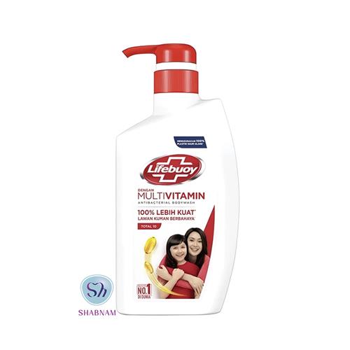 شامپو بدن Multivitamin Antibacterial لایف بوی حجم 500 میل