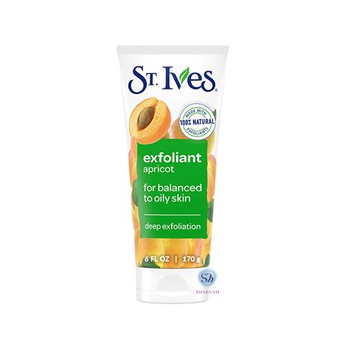 اسکراب مناسب پوست چرب زرد آلو سینت ایوز مدل Exfoliant حجم 170 گرم 