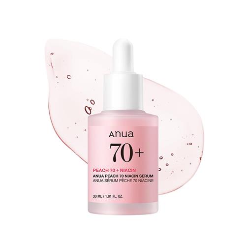  سرم روشن‌کننده نیاسین هلو آنوا مدل Peach 70% Niacinamide Serum حجم 30 میل