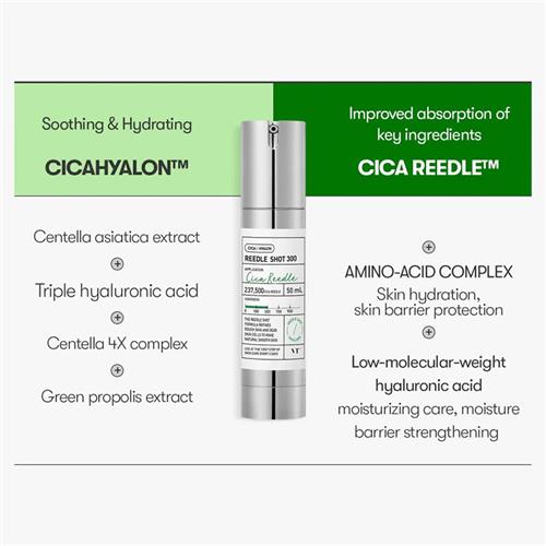 سرم ترمیم کننده ریدل شات 300 Cica & Hyalon حجم 50 میل