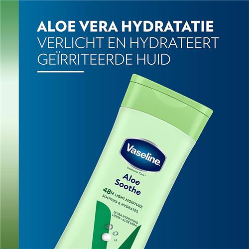 لوسیون بدن وازلین مدل Aloe Soothe حجم 200 میل