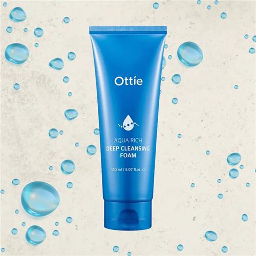 Ottie-Aqua-Rich-Deep-Cleansing-Foam