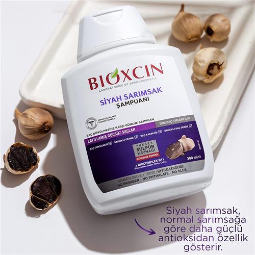 Bioxcin-Black-Garlic-Shampoo-for-Hair-Loss