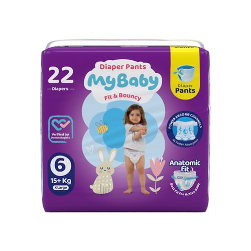 پوشک شورتی کانال دار مای بیبی