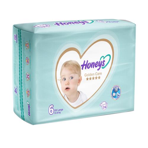 پوشک بچه اقتصادی هانیز سایز 6