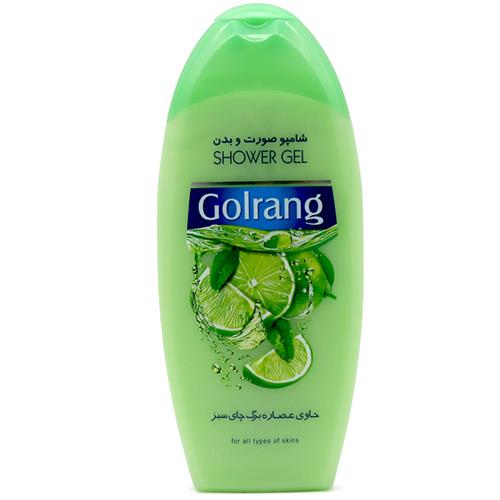 شامپو صورت و بدن کرمی گلرنگ 400 گرمی