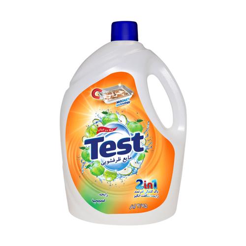 مایع ظرف‌ شویی تست 3750 میلی لیتر