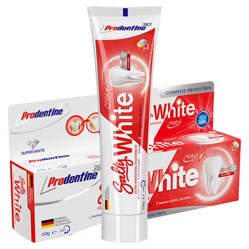 خمیر دندان پرودنتین مدل SALTY  WHITE