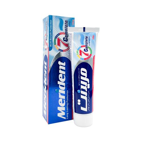 خمیر دندان کامل مریدنت مدل 7Complete حجم 130 گرم