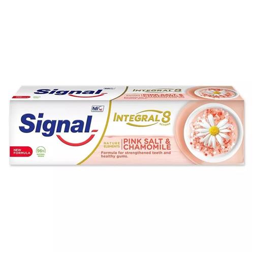 خمیردندان اینتگرال 8 کاره نمک صورتی و روغن بابونه سیگنال