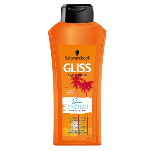 شامپو محافظت کننده مو گلیس مدل Sun Protect حجم 500 میلی لیتر