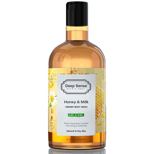 شامپو بدن کرمی شیر عسل دیپ سنس 400 میل