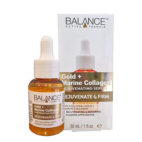 سرم ضد چروک و روشن کننده طلا و کلاژن دریایی بالانس 30 میل