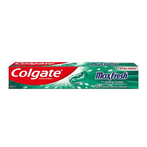 خمیر دندان کلگیت Colgate سری Max Fresh مدل Cooling Crystals Xtra Fresh حجم 100 میل
