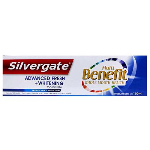 خمیر دندان سیلورگیت مدل advanced fresh + whitening