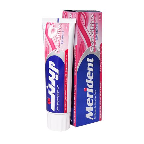 خمیر دندان مریدنت مدل Sensitive مخصوص دندان های حساس حجم 130 گرم