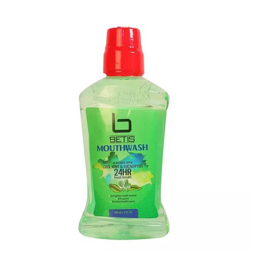  دهان شویه بتیس حاوی با طعم نعنا و اکالیپتوس حجم 500 میل 