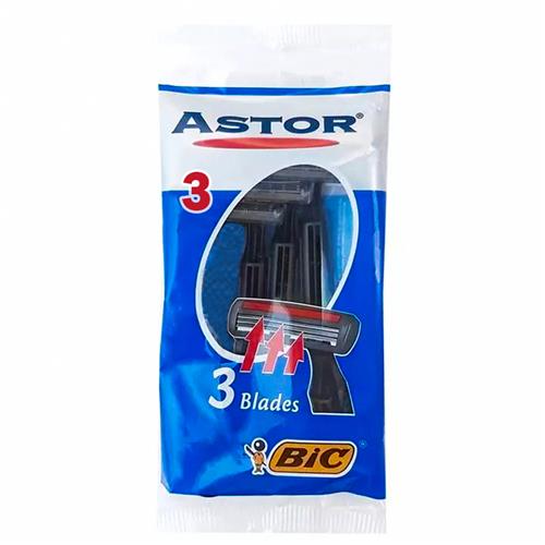 خودتراش بیک آستور 3 لبه 3 عددی