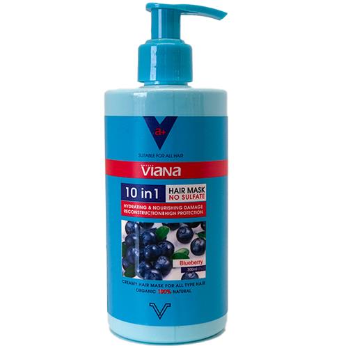 ماسک مو 10 کاره بدون آبکشی بلوبری ویانا300 میل