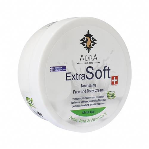 کرم مرطوب کننده و مغذی آدرا مدل عصاره آلوئه ورا حجم 200 میلی 