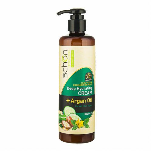  کرم مرطوب کننده پمپی آلوئه ورا، خیار و آرگان 300 میل