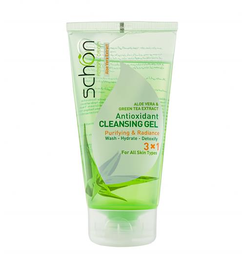 ژل شستشو صورت شون مدل آلوئه ورا و چایی سبز حجم 150 میلی لیتر