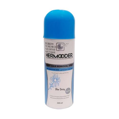 هرمودر اسپری موبر بدن مناسب پوست حساس 200 میل