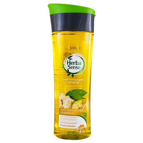 شامپو کراتینه ضد شوره آردن هرباسنس 300 میلی لیتر