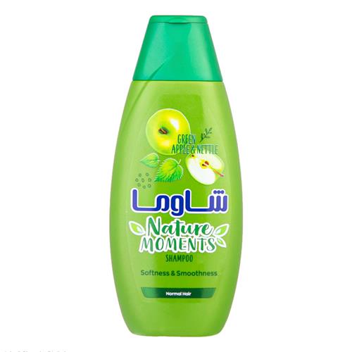 شامپو سیب سبز و گزنه موهای معمولی شاوما 400 میلی لیتر