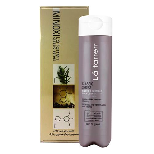شامپو ماینوکسی موهای معمولی و نازک لافارر 250 میلی لیتر