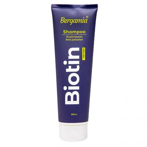 شامپو مولتی ویتامین و ضد آلودگی برگامیا 250 میلی لیتر(مخصوص آقایان)