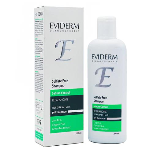 شامپو موهای چرب فاقد سولفات اویدرم 200 میلی لیتر
