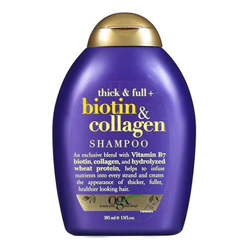 شامپو ضد ریزش بیوتین و کلاژن او جی ایکس 385 میلی لیتر