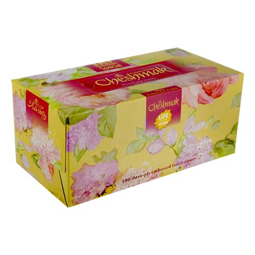 دستمال کاغذی 100 برگ 3 لایه چشمک 