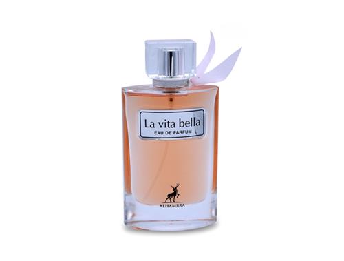 عطر زنانه الحمبرا مدل La vita bella
