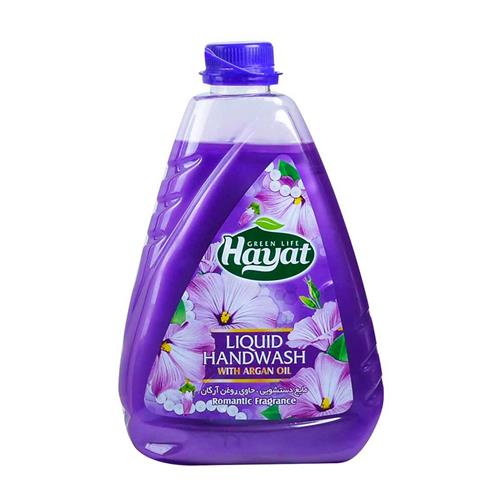 مایع دستشویی حاوی روغن آرگان حیات 2500 گرمی