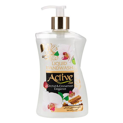 مایع دستشویی صدفی حاوی پروتئین سویا اکتیو 450 گرمی