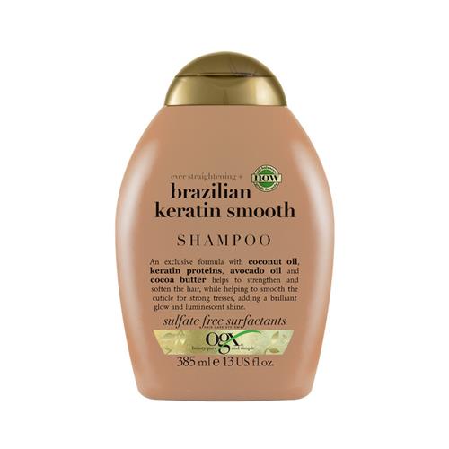 شامپو حاوی کراتین برزیلی و بدون سولفات او جی ایکس 385 میلی لیتر