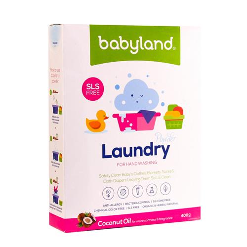 پودر صابون رختشویی دستی بیبی لند 400 گرمی