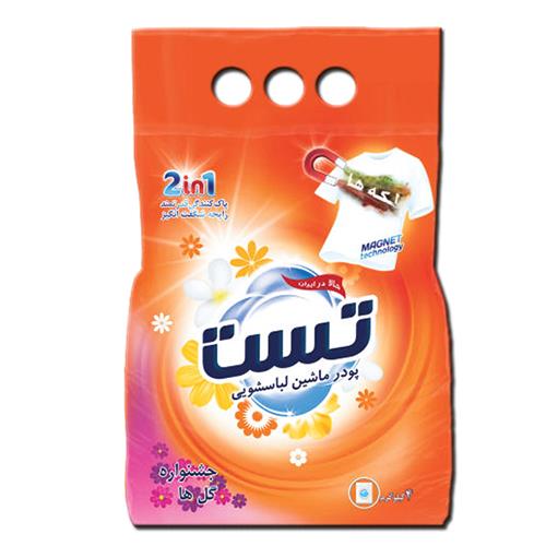 پودر ماشین لباسشویی تست مدل جشنواره گل ها4 کیلوگرمی 