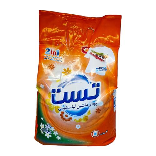 پودر ماشین لباسشویی تست مدل باغ پنهان 4 کیلوگرمی