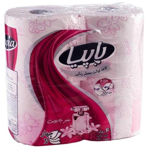 دستمال توالت پاپیا مدل معطر بسته 4 عددی