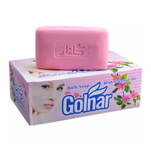 صابون حمام گلنار صورتی 6 عددی